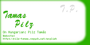 tamas pilz business card